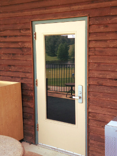 Eagle Harbor, Maryland Storefront Door Installation